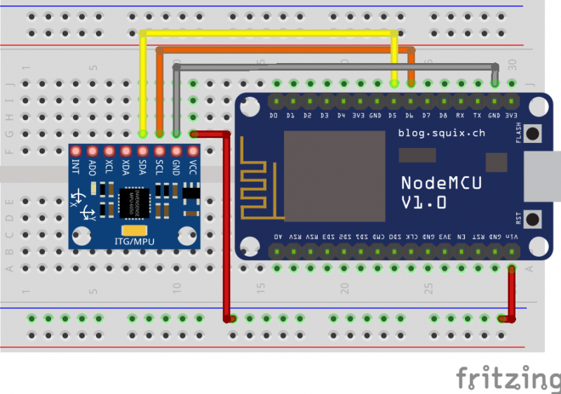 nodemcu mpu6050